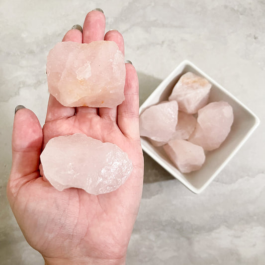 Rose Quartz Rough - Medium